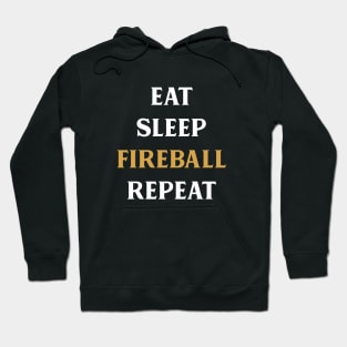 Eat Sleep Fireball Repeat Tabletop RPG Addict Hoodie